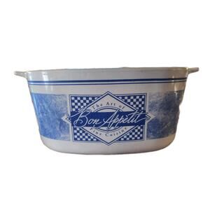 Corning Ware The Art of Fine Cuisine Bon Appetit A-3-B 3 Liter Casserole Vintage